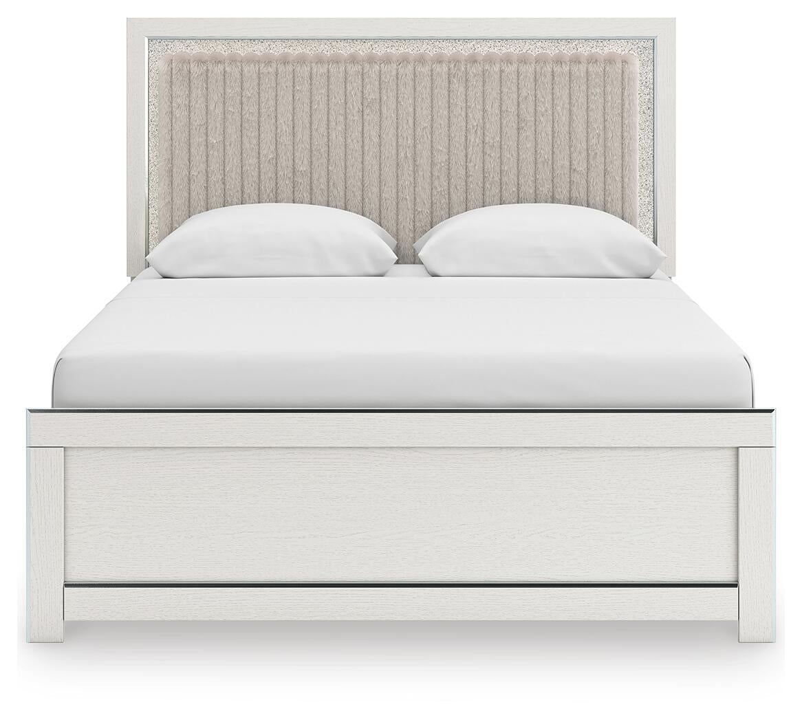 Zuraleus Queen Upholstered Panel Platform Bed