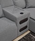 Modmax II 7-Piece Power Reclining Sectional with Chaise and Audio Consoles