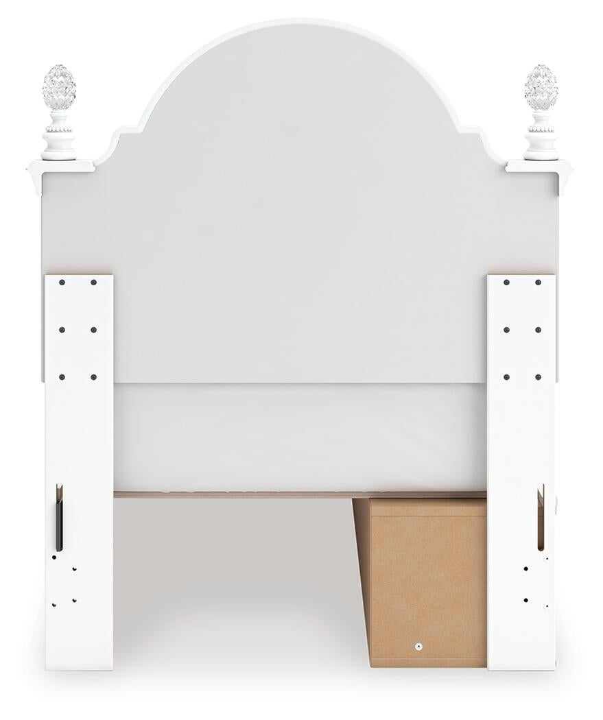Kozlani Twin Upholstered Panel Storage Bed