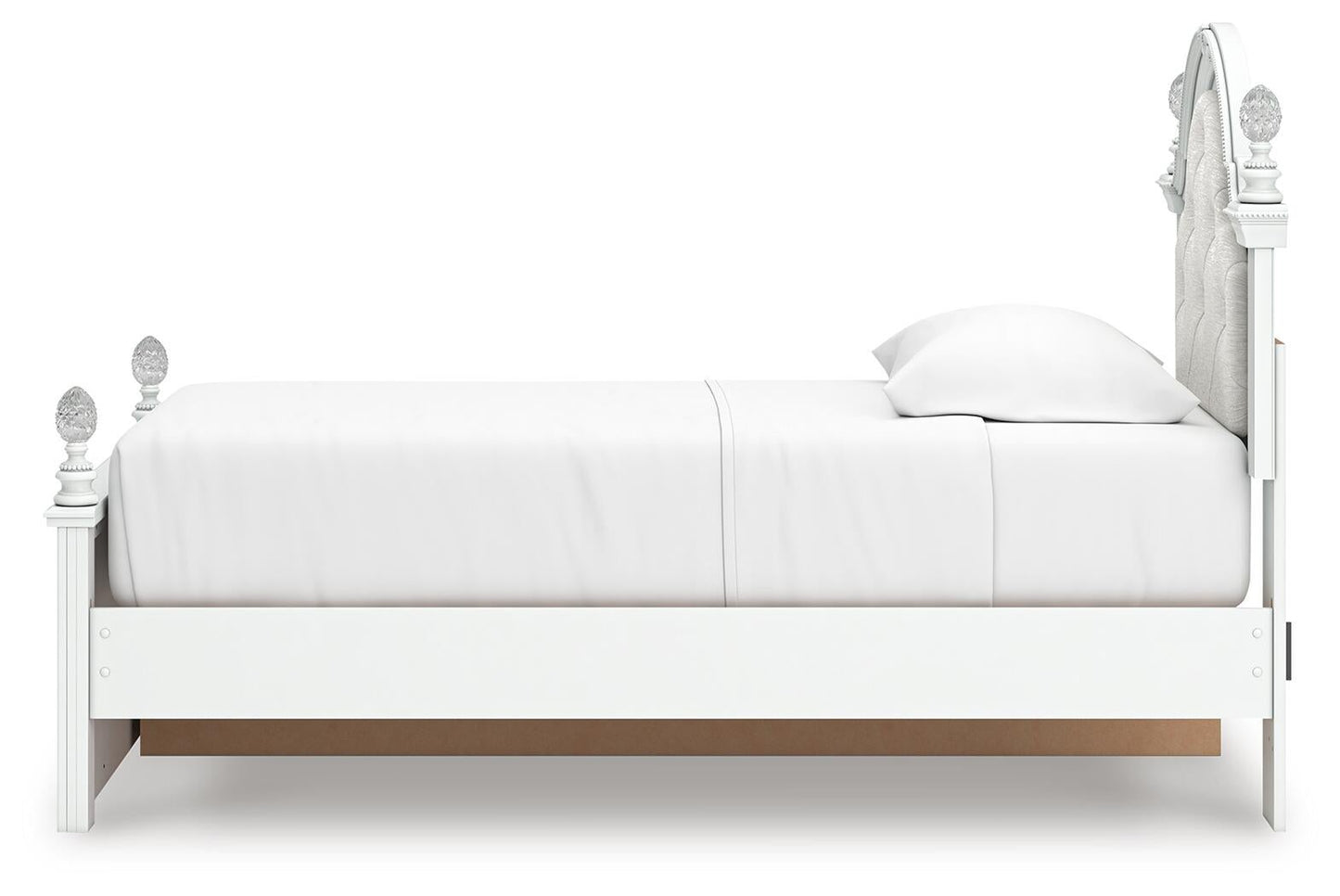 Kozlani Twin Upholstered Panel Storage Bed
