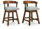 Ralene UPH Swivel Barstool (2/CN)