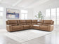 DeepWakes 6-Piece Reclining Sectional with Storage Console