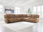 DeepWakes 6-Piece Reclining Sectional with Storage Console