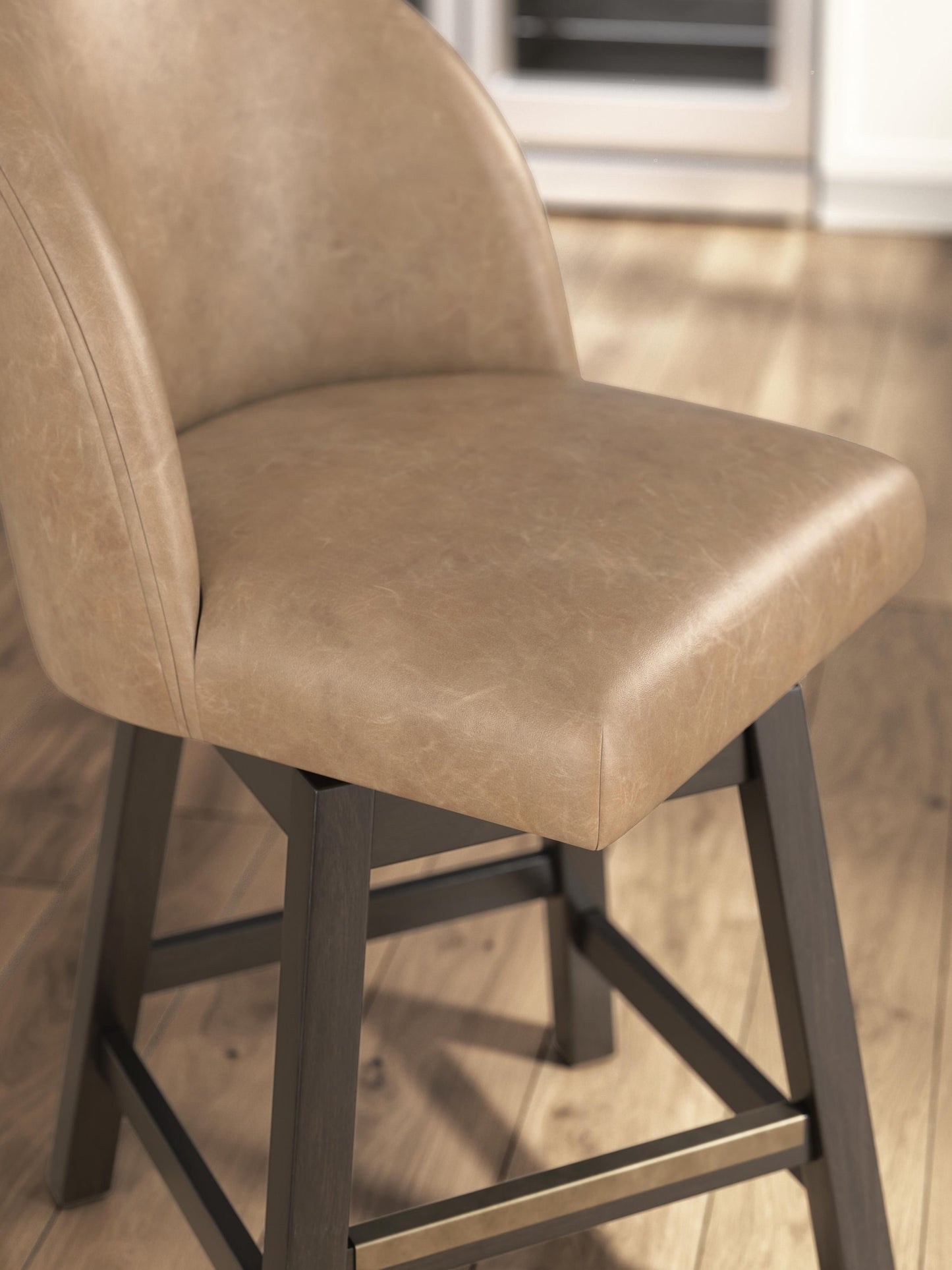 Neymorton UPH Swivel Barstool (2/CN)