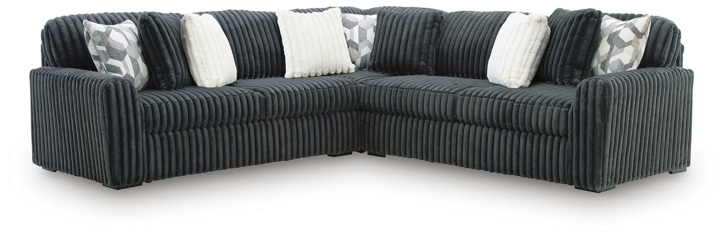 Midnight-Madness 3-Piece Sectional