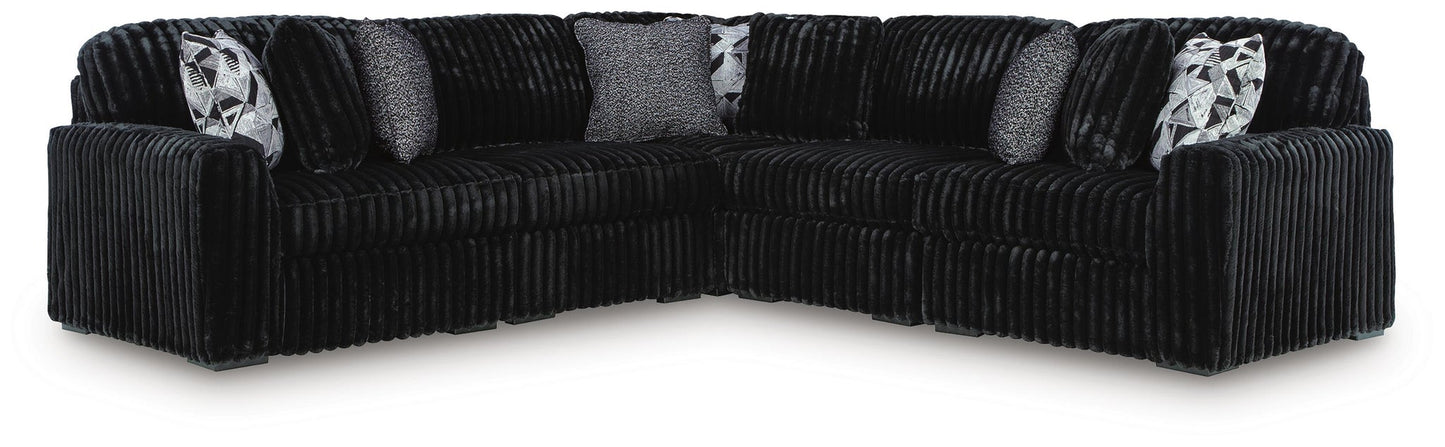 Midnight-Madness 5-Piece Sectional