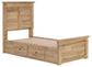 Makidern Twin Panel Storage Bed