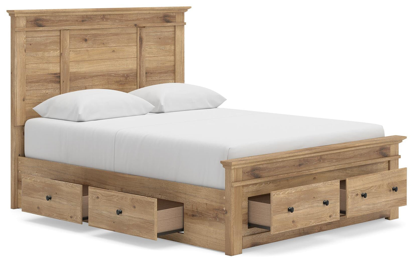 Makidern Queen Panel Storage Bed