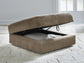 Camellia-Court Ottoman With Storage