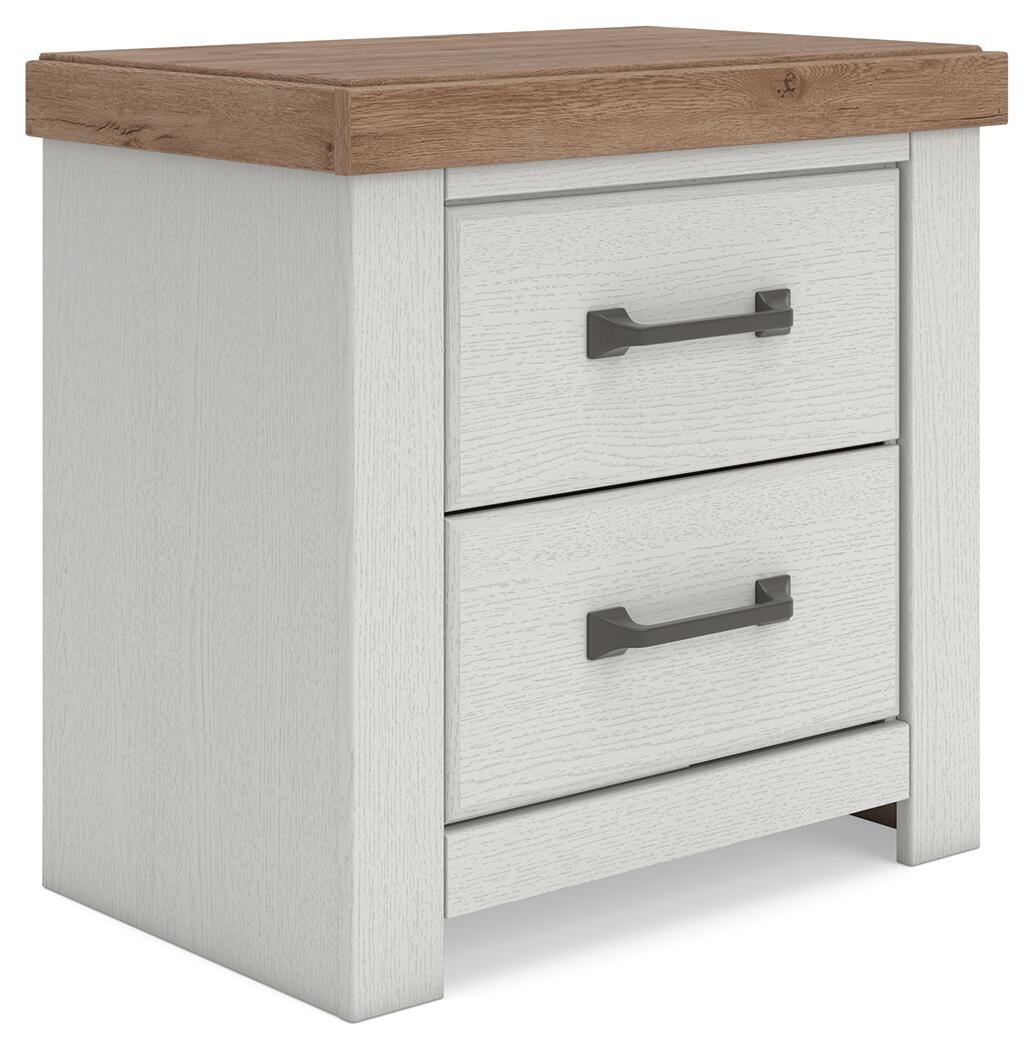 Savonport Two Drawer Night Stand