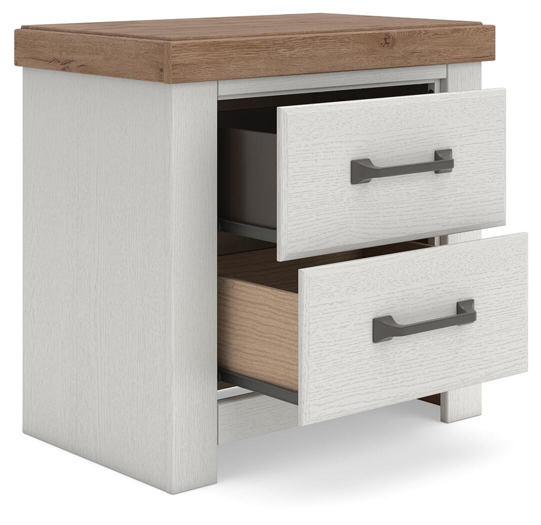 Savonport Two Drawer Night Stand