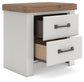 Savonport Two Drawer Night Stand