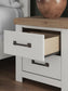 Savonport Two Drawer Night Stand