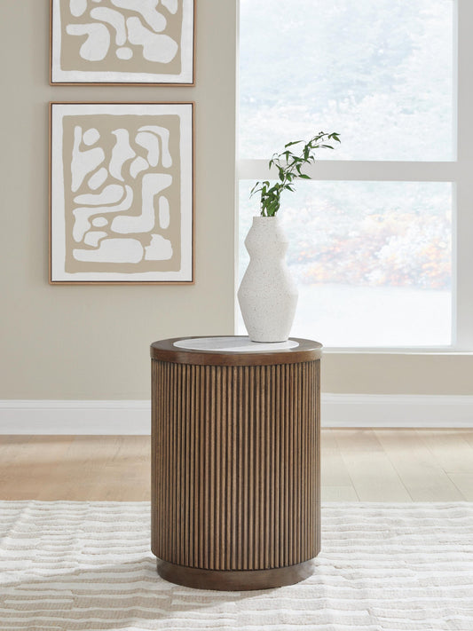 Hadonna Round End Table