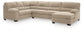 SimpleJoy 3-Piece Sectional with Chaise
