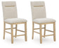 Lasinger Upholstered Barstool (2/CN)