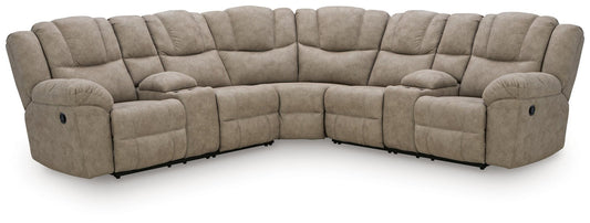 Pearce-Pike 3-Piece Reclining Sectional with Double Console