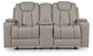 Elevate Edges Glider REC Loveseat w/Console
