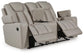 Elevate Edges Glider REC Loveseat w/Console