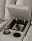 Elevate Edges Glider REC Loveseat w/Console