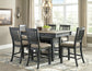 Tyler Creek Counter Height Dining Table and 6 Barstools