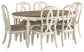 Realyn Dining Table and 6 Chairs