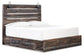 Drystan King Panel Bed with 2 Storage Drawers, Dresser, Mirror, Chest and Nightstand
