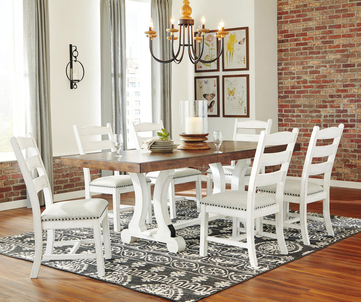 Valebeck Dining Table and 6 Chairs