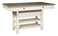 Bolanburg Counter Height Dining Table and 6 Barstools