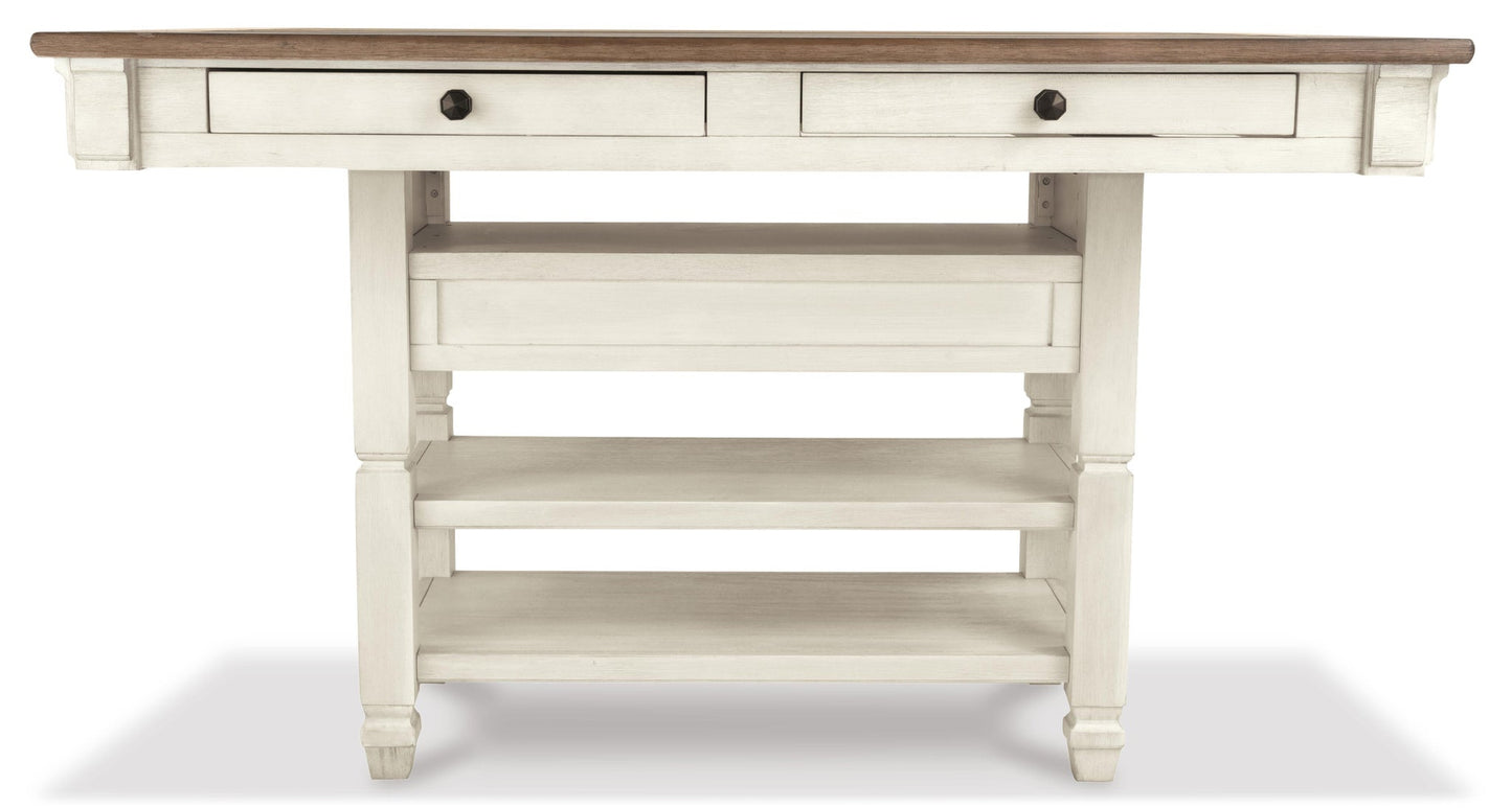 Bolanburg Counter Height Dining Table and 6 Barstools
