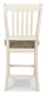 Bolanburg Counter Height Dining Table and 6 Barstools