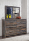 Drystan Twin Panel Bed with 4 Storage Drawers, Dresser, Mirror, Chest and Nightstand