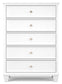 Fortman Twin Panel Bed with Mirrored Dresser, Chest and Nightstand