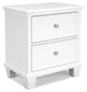 Fortman California King Panel Bed with Mirrored Dresser, Chest and Nightstand