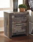 Derekson Queen Panel Bed with Mirrored Dresser and Nightstand