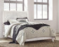 Paxberry Queen Panel Bed with Mirrored Dresser, Chest and Nightstand