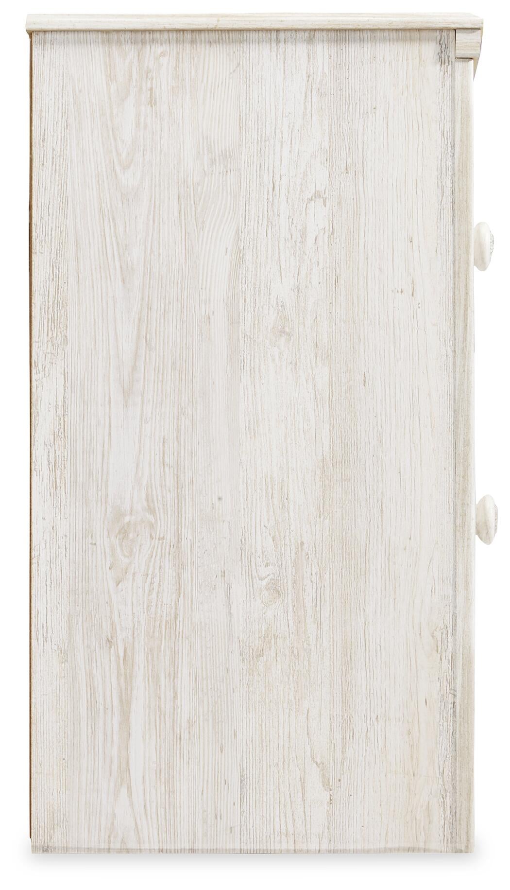 Paxberry Queen Panel Bed with Mirrored Dresser, Chest and Nightstand