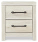 Cambeck King Panel Bed with Mirrored Dresser and Nightstand