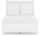 Fortman Full Panel Bed with Mirrored Dresser and Nightstand