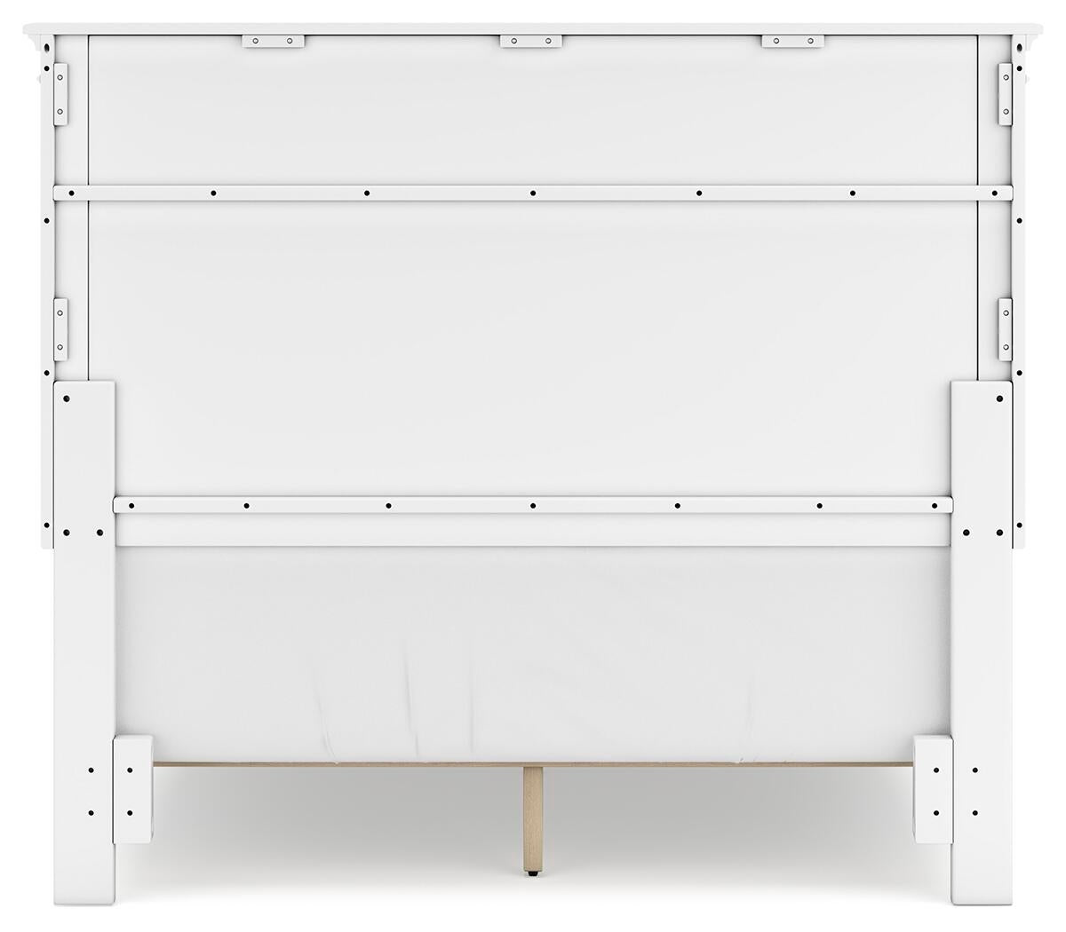 Fortman Full Panel Bed with Mirrored Dresser and Nightstand