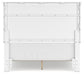 Fortman Full Panel Bed with Mirrored Dresser and Nightstand