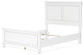 Fortman Full Panel Bed with Mirrored Dresser and Nightstand