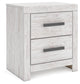 Cayboni Full Panel Bed with Mirrored Dresser and Nightstand