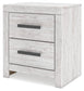 Cayboni Full Panel Bed with Mirrored Dresser and Nightstand