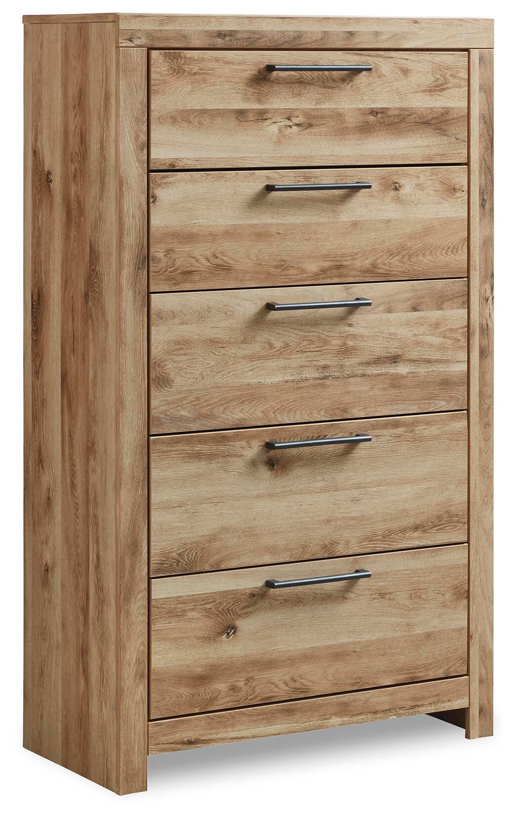 Hyanna Twin Panel Headboard, Dresser, Mirror, Chest and Nightstand