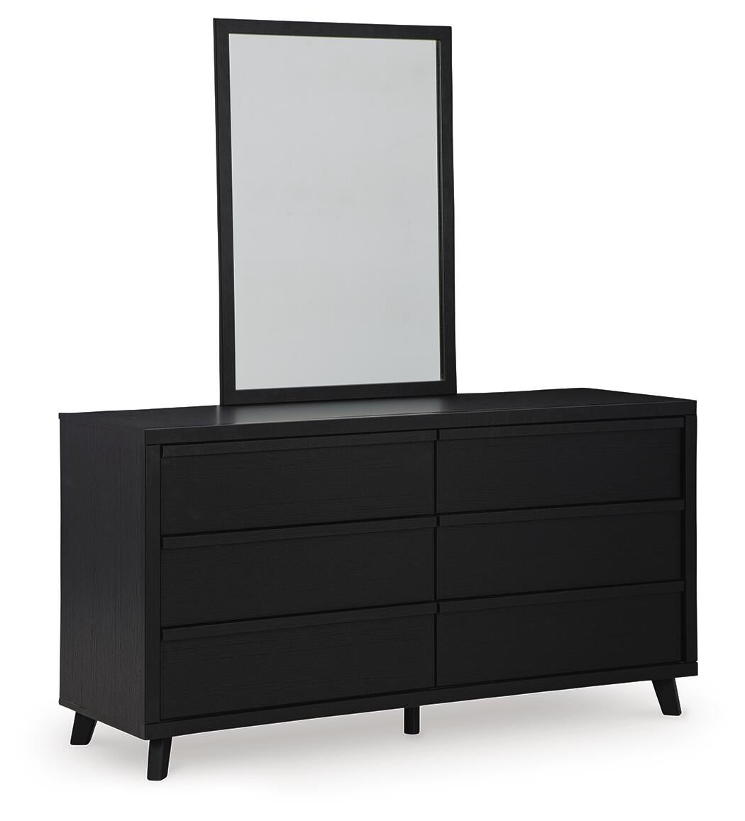 Danziar Queen Panel Bed, Dresser, Mirror, Chest and Nightstand