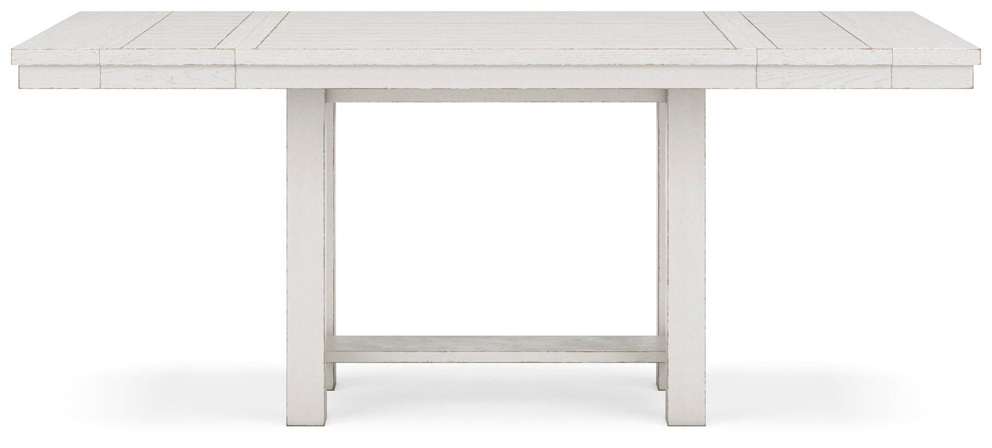 Robbinsdale Counter Height Dining Table and 8 Barstools