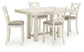 Robbinsdale Counter Height Dining Table and 4 Barstools