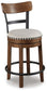 Valebeck Counter Height Dining Table and 4 Barstools