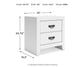 Binterglen Twin Panel Bed with Mirrored Dresser and Nightstand